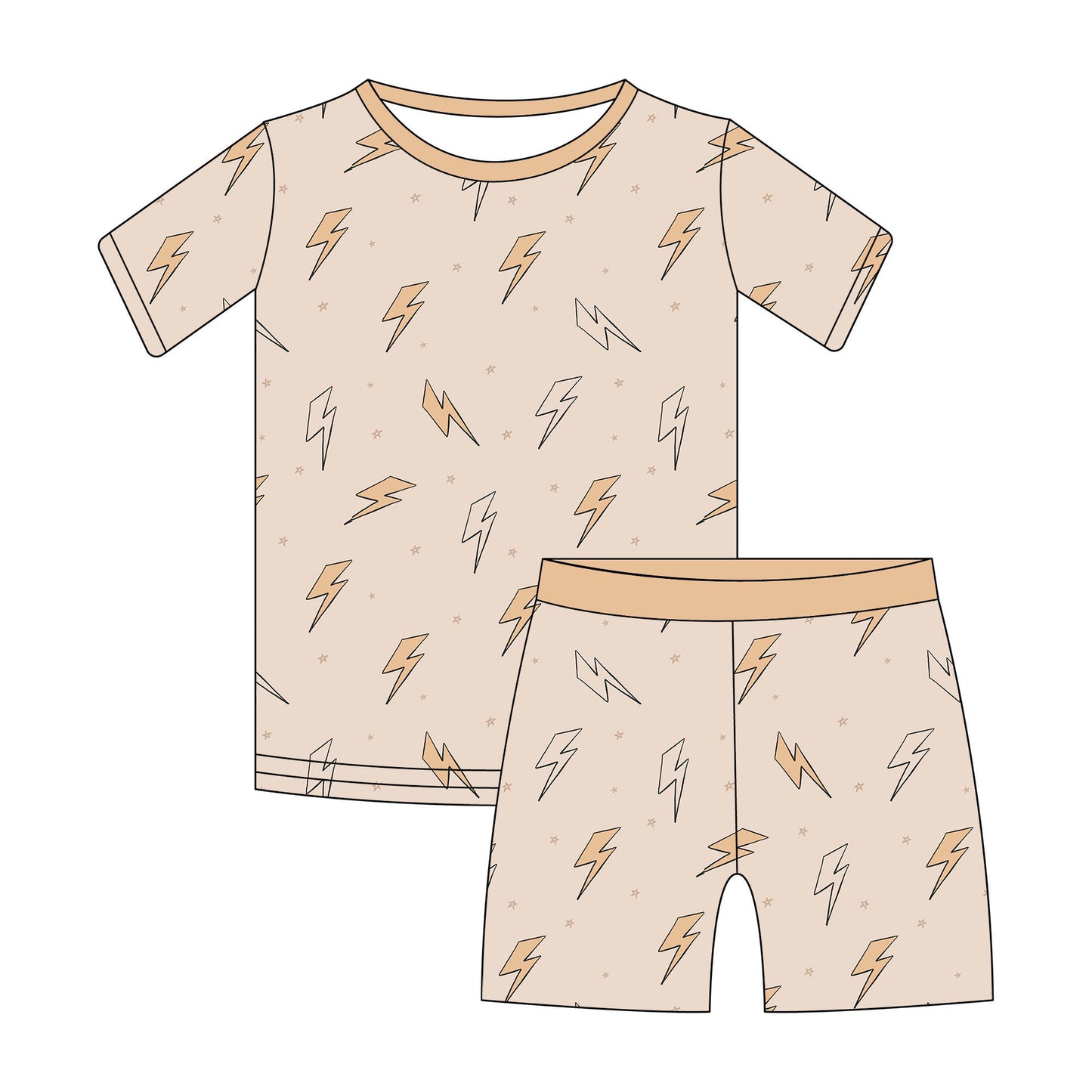 Desert Lightening 2 pc Short