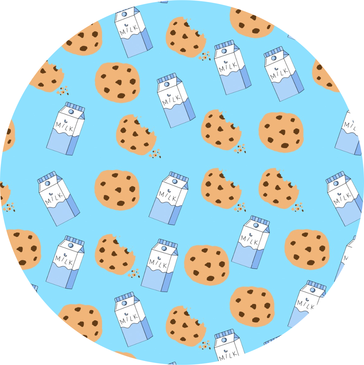 Cookies & Milk (Blue)